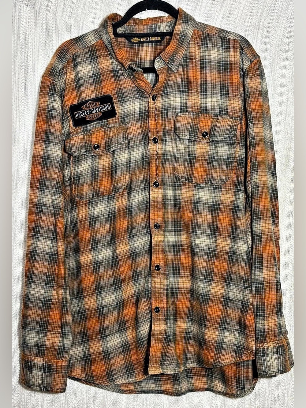 Harley-Davidson Men's Plaid Button Down XL